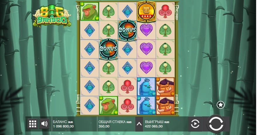 Характеристики ігрового автомата Big Bamboo